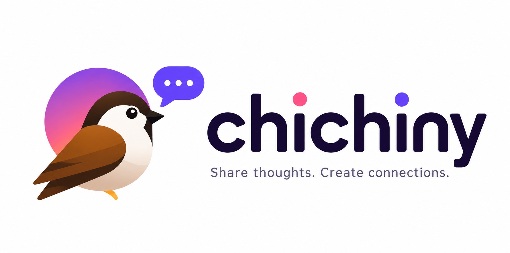 Chichiny Logo – Share thoughts. Create connections.